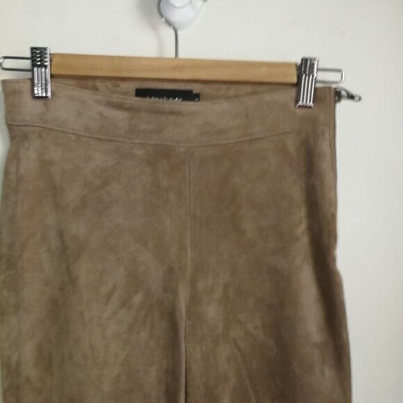 MACKAGE Oyster Navi-y m Lambskin Leather Stretchy Leggings Pants Size 2 NWT - Picture 4 of 16